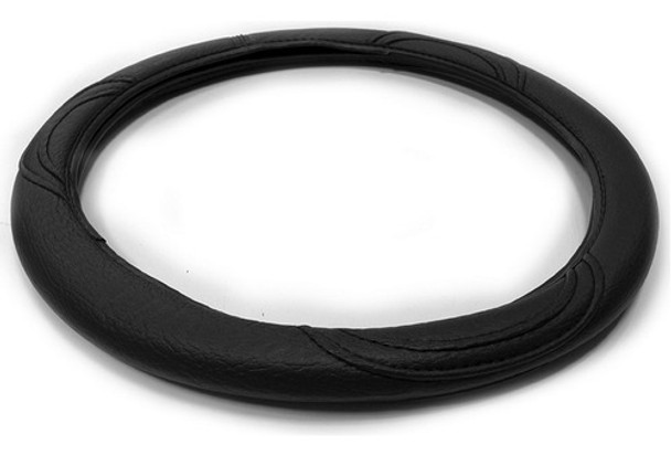 Cubre Volante Cuero Negro Con Detalle Talle 38 0