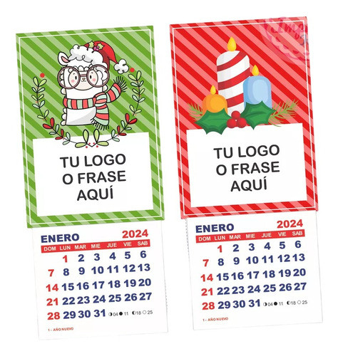 Calendarios Imprimibles Mignon Fiestas Navidad P2 0