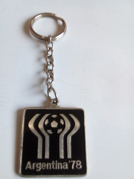 Llavero Mundial 78 Argentina Metal  Imperdible 0