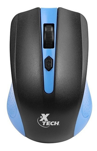 Mouse Óptico Inalámbrico Xtech Xtm-310bl 4 Botones Azul 0