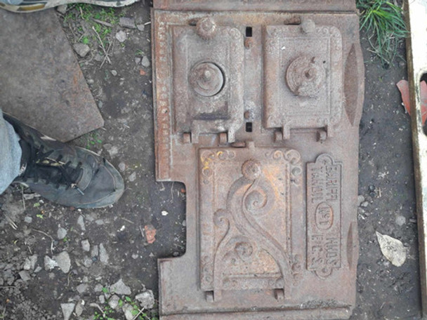 Frente Cocina A Leña Antiguo Barrifi F.c.s Nuevo 0