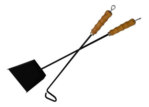 Juego Set Asador Pala + Atizador Para Parrilla 0