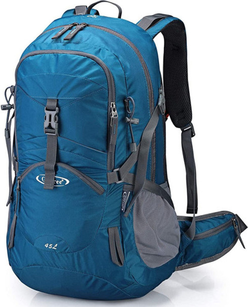 Mochila Azul Senderismo Impermeable 45l G4free 0 Mochila Azul Senderismo Impermeable 45l G4free 0