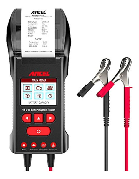 Ancel Bst600 12v/24v 100-2000 Cca Probador De Carga De Tempe 0