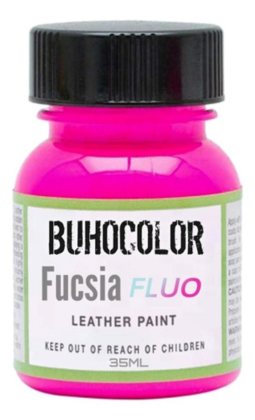 Pintura Fucisa Fluo Buhocolor Original Cuero / Tela 35ml 0