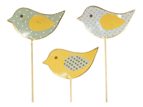 Mini Tutor Pinche Pajarito Para Macetas 0