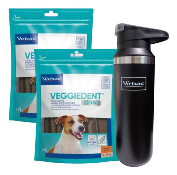 2 Snack Masticable Veggiedent S Virbac Contra Sarro + Regalo 0