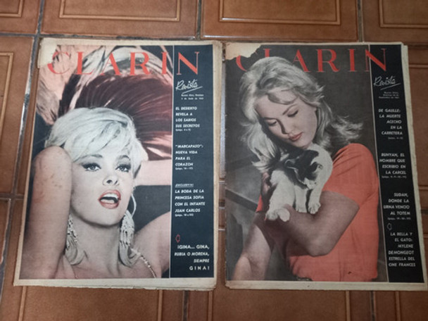 9 Revistas Clarin - Decada Del 60 - En Palomar 0