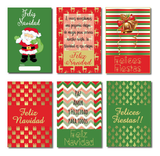 Tarjetas De Navidad - Kit Imprimible 0