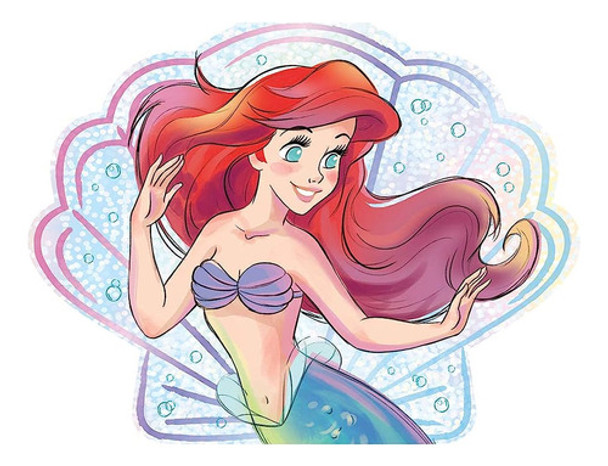 Tarjetas De Invitación Únicas De Disney Ariel, 8 Quilates - 0