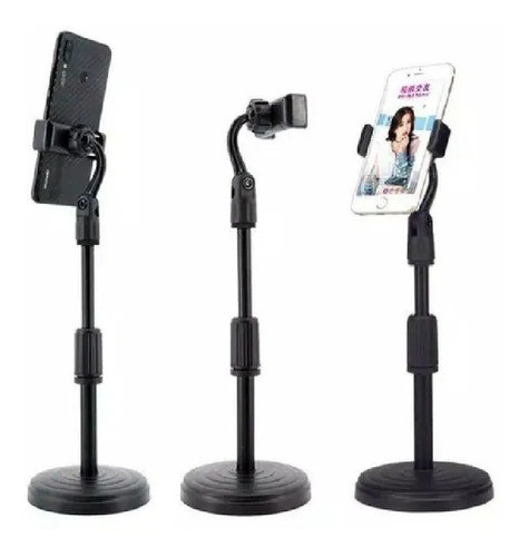 Soporte Para Celular Regulable Stand Base Giratorio 360° 0