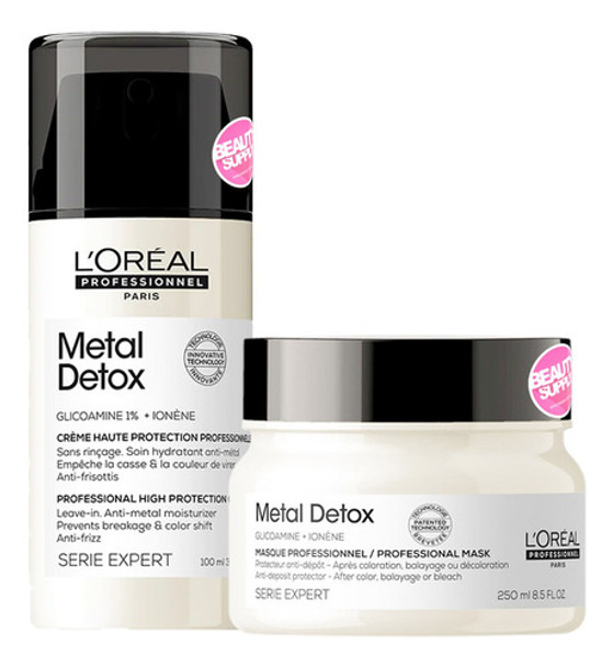 Kit Crema Alta Protección Y Mascara Loreal Metal Detox 0 Kit Crema Alta Protección Y Mascara Loreal Metal Detox 0