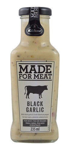 Salsa Black Garlic Kuhne  235ml Origen: Alemania-tu Pixie 0