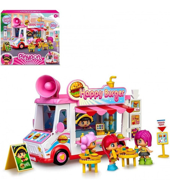 Pinypon  Happy Burger  Camión De Hamburguesas 0