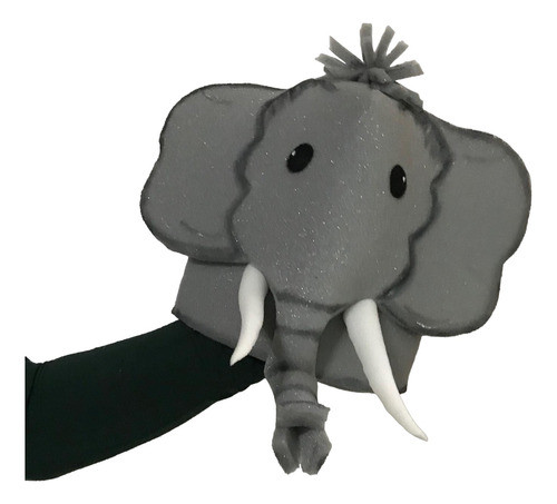 Títere Manopla Goma Espuma  Elefante Juguetes Animales 0