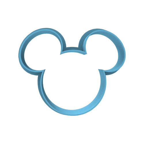 Mickey 40x50mm Cortante Para Galletas 0