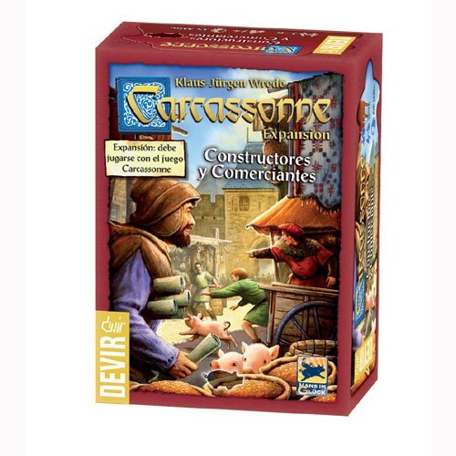 Carcassonne Constructores Y Comerciantes Expansión Español 0