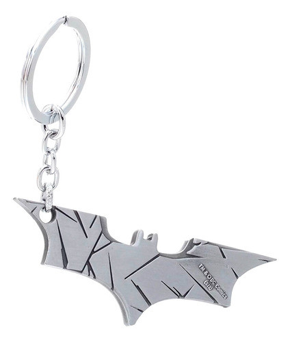 Llavero Batman Batarang Plateado Dc Comics Importado 0