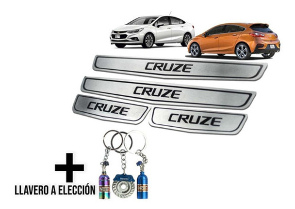 Cubre Zocalos P/  Chevrolet Cruze + Llavero + Envio Gratis 0