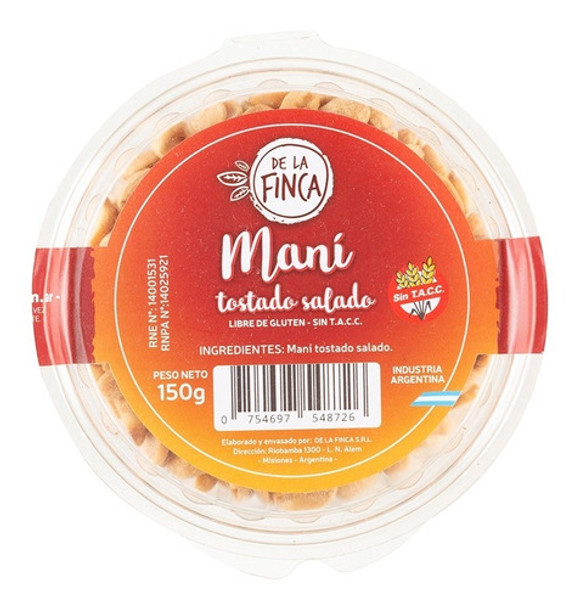 Maní Tostado Salado - Sin Tacc 0