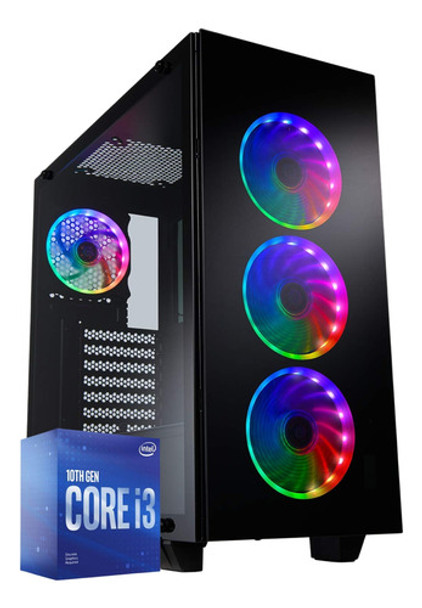 Pc Torre Gamer Core I3 10ma 16gb 480ssd Grafica Gt1030 4gb 0