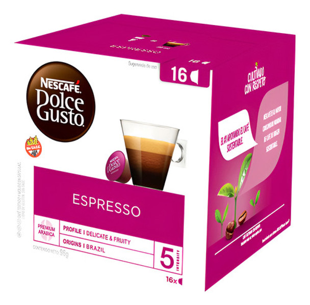 Cápsulas Espresso Dolce Gusto Nescafé 16 Un. 0