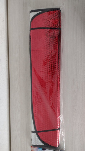 Parasol Universal Parabrisas Metalizado Chico Rojo Auto 0