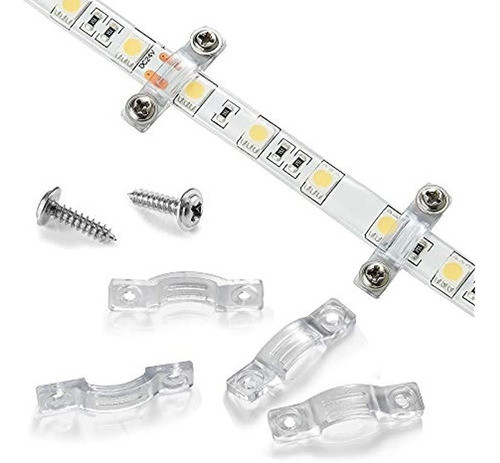 Threetwofour 100 Pack Soportes De Montaje De Tiras De Luces, 0