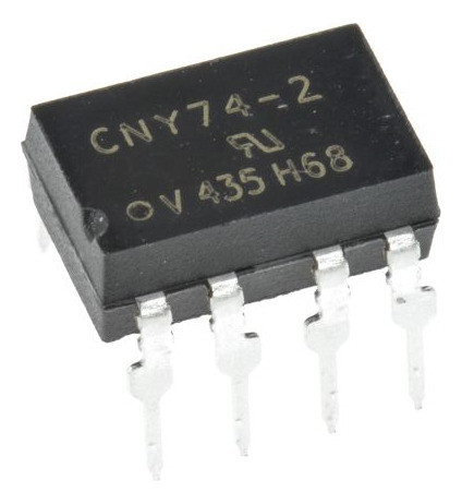 2 Optoacopladores Cny74-2h Led-trans Doble 2800v 0