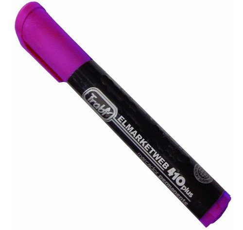 Marcador Permanente Trabi 410 Punta Biselada Violeta 0