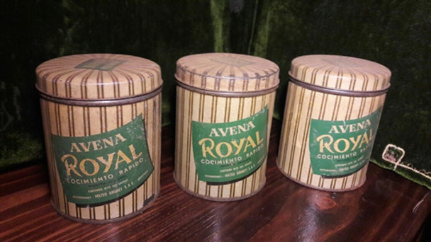 Antiguas Latas Mateo Brunet Avena Royal, Sanas. 0