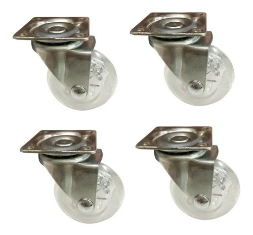Rueda Cristal Roller 75mm X4 Unid 0