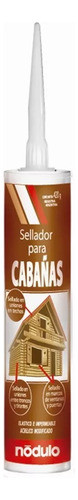Sellador Para Cabañas Nódulo Color Marrón 420 Gr Sibaco 0