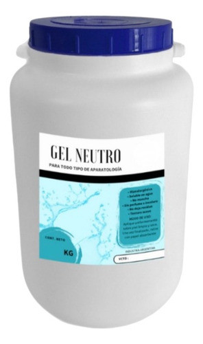 Gel Neutro Conductor Depilacion Ecografia Electrodo X3 Kilos 0