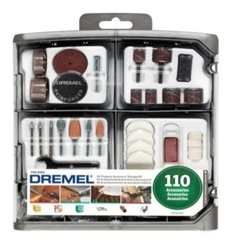 Kit Dremel 110 Accesorios Dr709 Multiuso Pulir Grabar Cortar 0