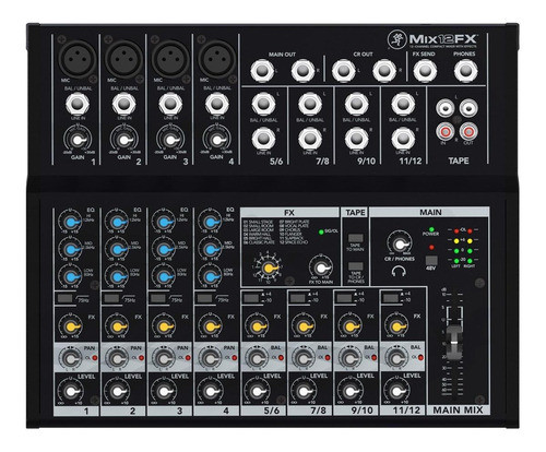 Consola Mackie Mix12fx De Mezcla 110v 0