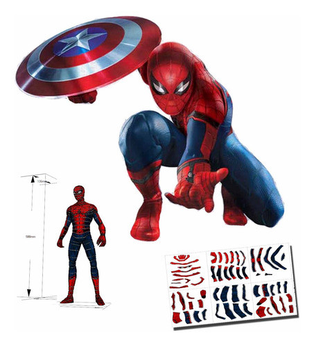 Spider Man Civil War Papercraft 0