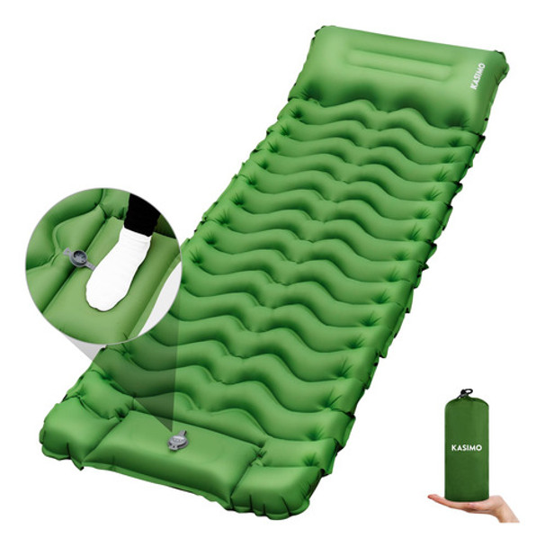 Colchoneta De Dormir Ultraligera Para Camping Con Almohada 0
