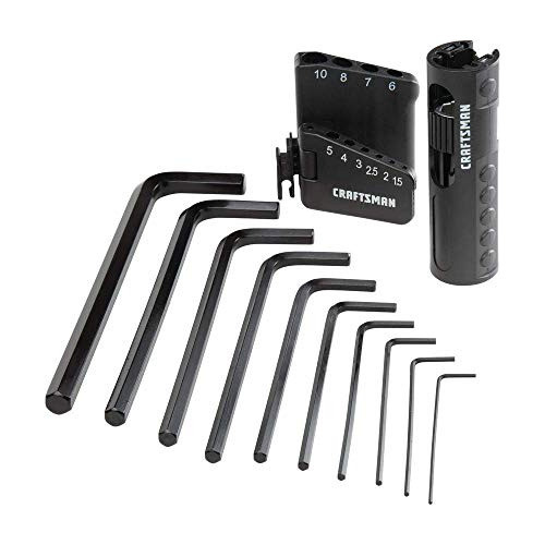 Craftsman Juego De Llaves Hexagonales, Métricas, Juego De 10 0