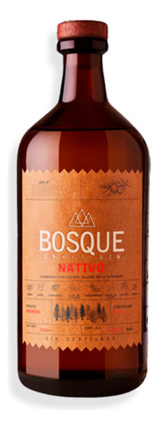 Craft Gin Bosque Nativo Destilado 500ml Patagonia Argentina 0