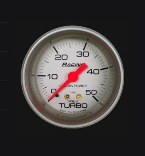 Manometro Presion Turbo Plata Orlan Rober 0