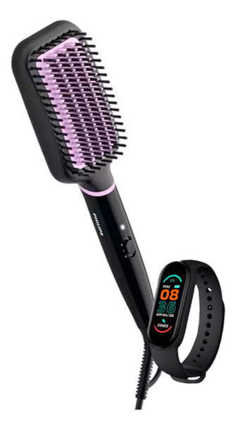 Cepillo Alisador Philips Ceramic Peine Gtia Oficial + Smartw 0