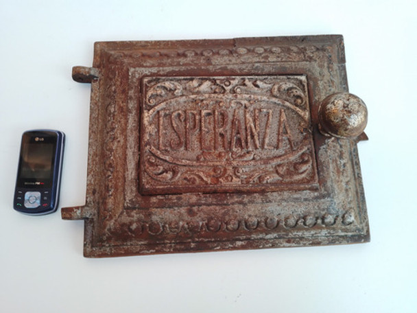 Antigua Puerta De Horno De Cocina Económica Leña Esperanza 0