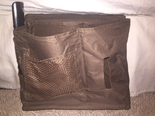 Organizador De Cama Marrón En Tela D® 0