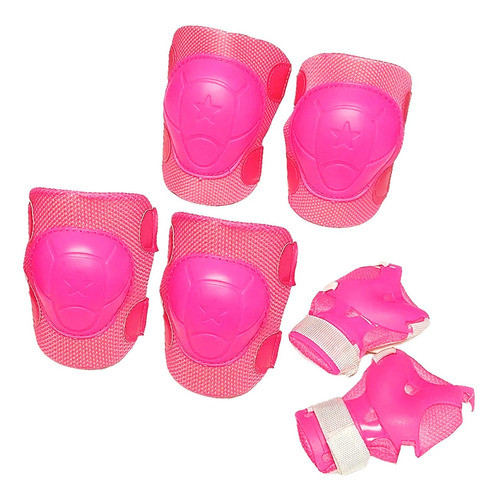 Proteccion Codera Rodillera Roller Patin Rosa Mundo Cla F25 0