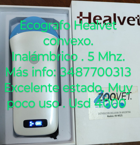 Ecografo Healvet Inalámbrico Convexo (disponible!!) 0