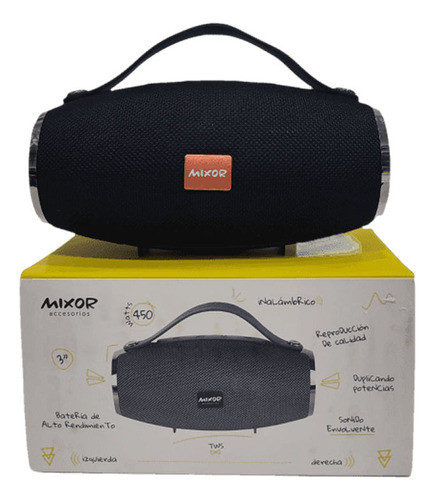 Mixor Parlante Bluetooth Mod 95 E16 Negro Tws Fm Usb Sd Aux 0