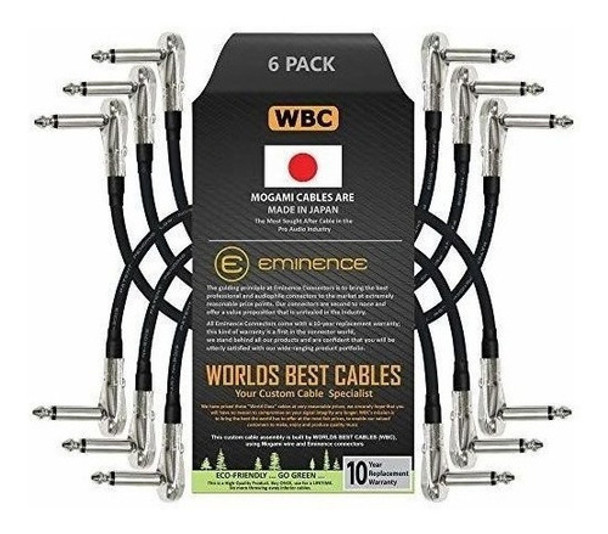 6 Unidades  Mogami 2319  6 Pulgadas  Efectos De Guitarra Baj 0