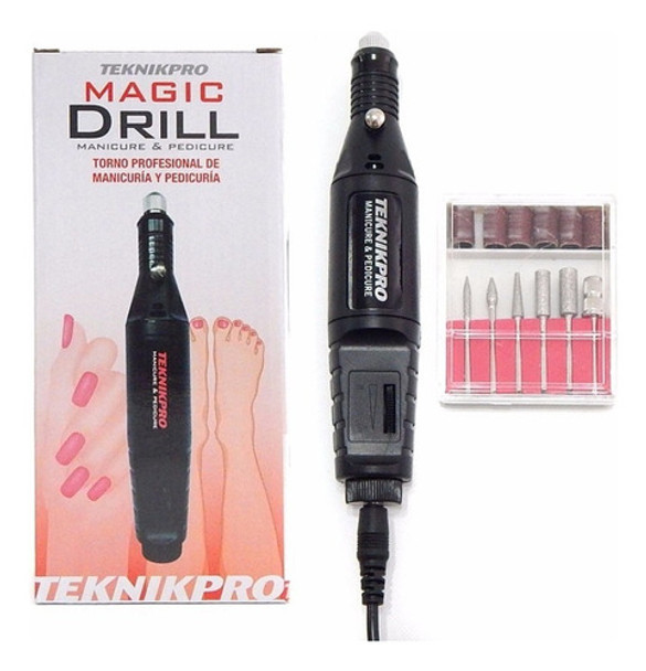 Teknikpro Magic Drill Torno Manicuria Pedicuria 20 Mil Rpm 0