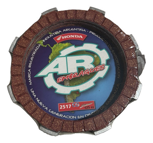 Disco Embrague Ar Cg Común De 5 0
